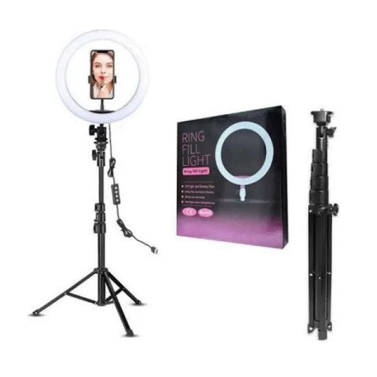 Ring Fill Light 10" 26CM  2.1m Stand QX-260