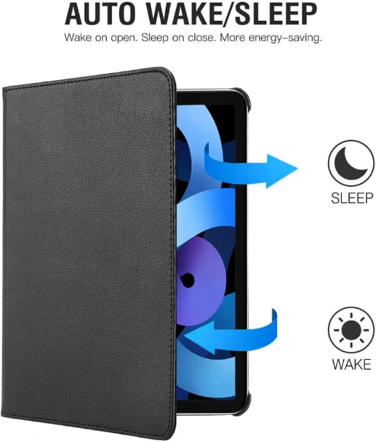 Smart Book Case 360° Rotating Case for ipad A16 11th Gen, 11" 2025 / ipad 10.9"10th Gen,2022 Black