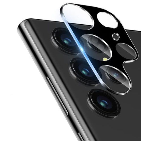 9H Full Camera Lens Tempered Glass Film Protector Black for Samsung Galaxy S24 Ultra