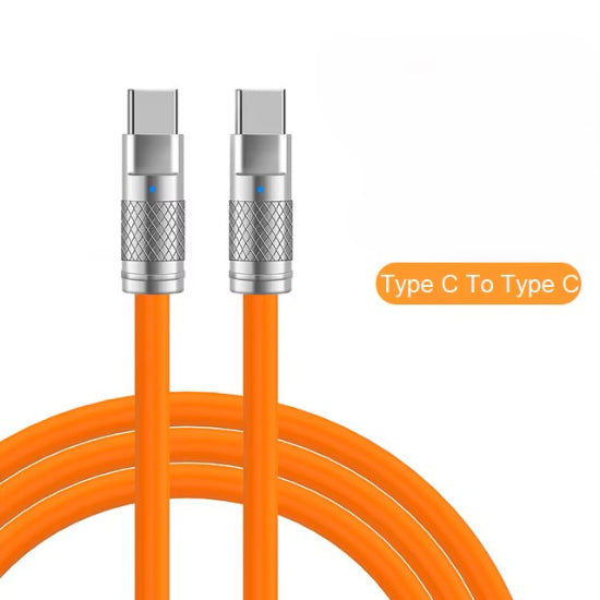 Cabel Treqa 100W 9.1A Usb-C To Usb-C Fast Charging Cabel 1M Orange (CA-8795)