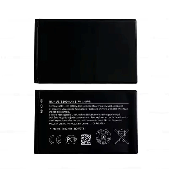 Replacement Battery For Nokia BL-4UL 3310 (2017), 225 225 Dual SIM Asha 500 Asha 500 Dual SIM Asha 502 Dual SIM
