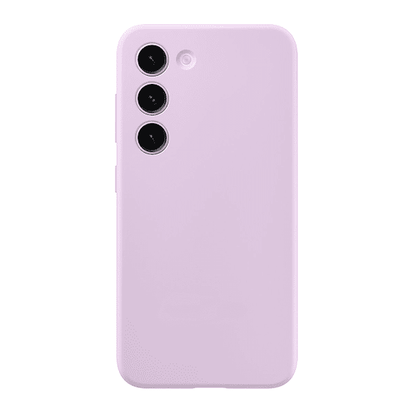 Premium Silicone Case for Sam S23 FE Light Purple 