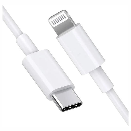 Chargin Cable USB C - Lightning 2m White