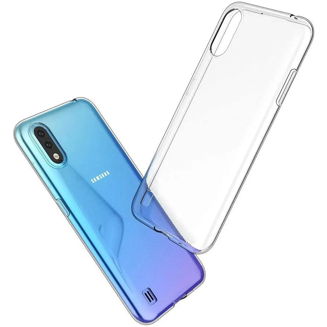 Silicone Cover For Samsung A01 Clear