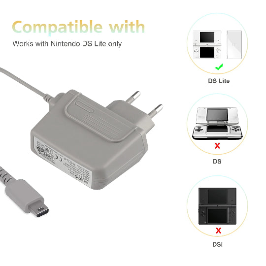 For Nintend DS Lite AC Adapter for NDS Lite 5.2V 450Ma GT-DL 113