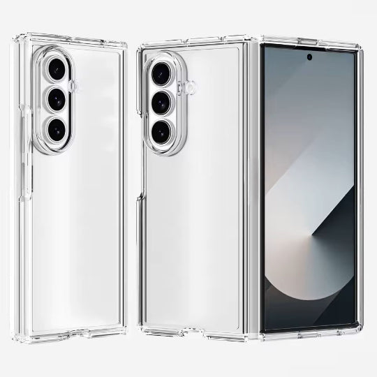 M-X Transparent Shockproof Hard PC Hinge Case for Samsung Galaxy Z Fold 8 Ultra