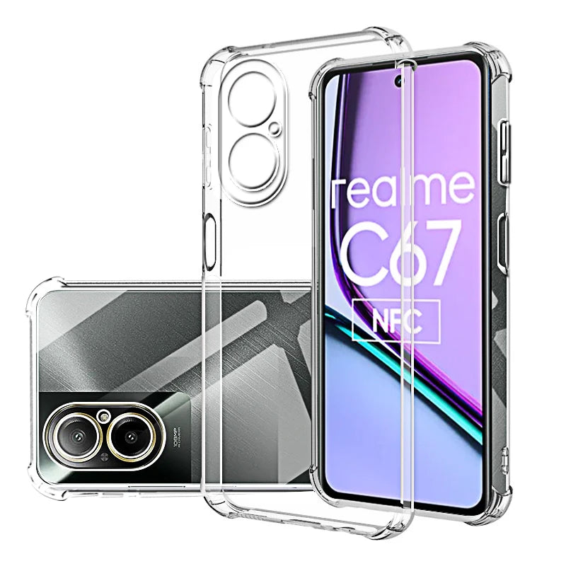 Silicone Case For Real C67 4G Clear