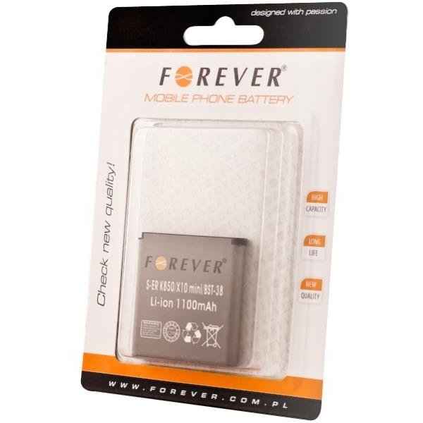 Forever Battery SonyEricsson K850/X10 mini BST-38 1100mAh 