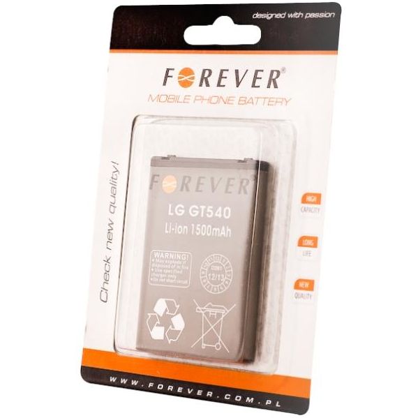 Replacement Forever Battery For LG GT540