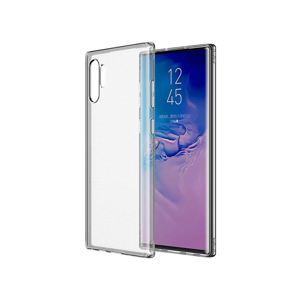 Silicone Cover For Samsung Note 10 Plus Clear