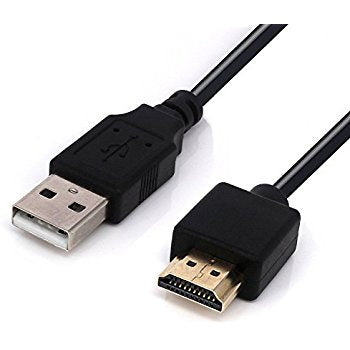 USB to HDMI Cable USB Type A Male to HDMI Male 3M