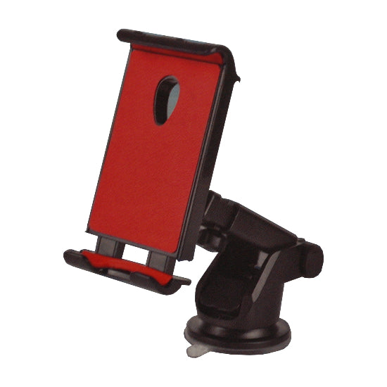 Car Windshield Mount Telescopic Mobile Phone Holder Red Universal