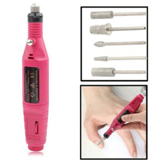 Mini Nail Machine Variable Speed Rotary Detail Carver (Pink)
