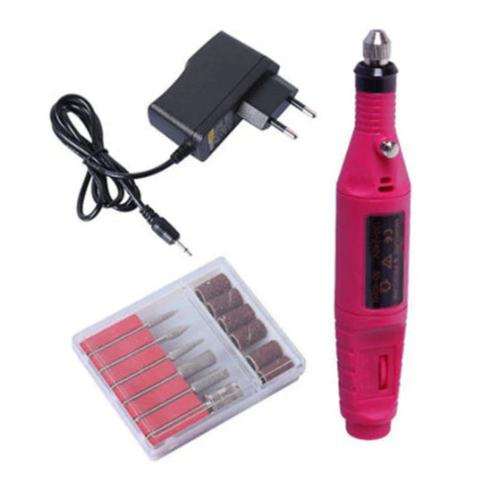 Mini Nail Machine Variable Speed Rotary Detail Carver (Pink)