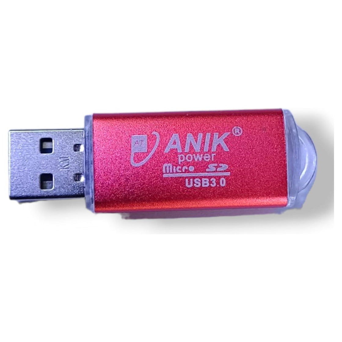 ANIK Power High Speed USB 3.0 MicroSD Card Reader -  Red