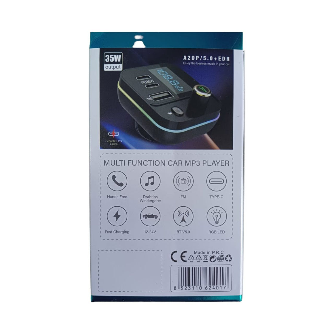 KOUVOLSEN KOS-01 35W Car MP3 Player Faste Charger