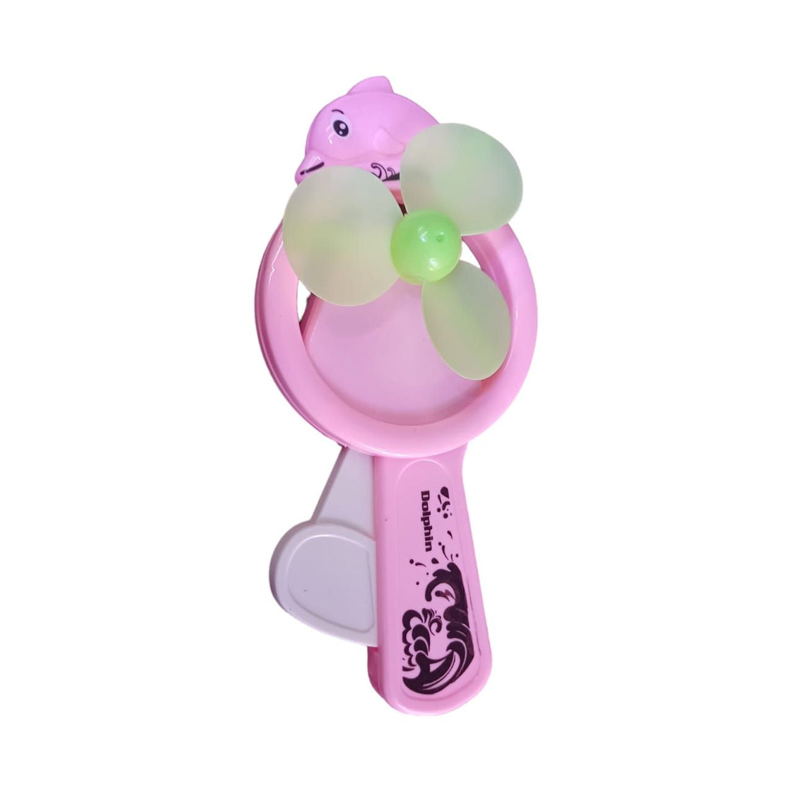 dolphin™ Manual Energy Hand Mini Fan Cute Desgin - Pink