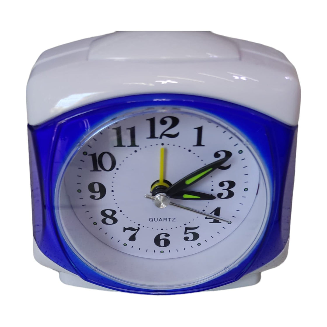 quartz alarm clock White N Light Blue (41)