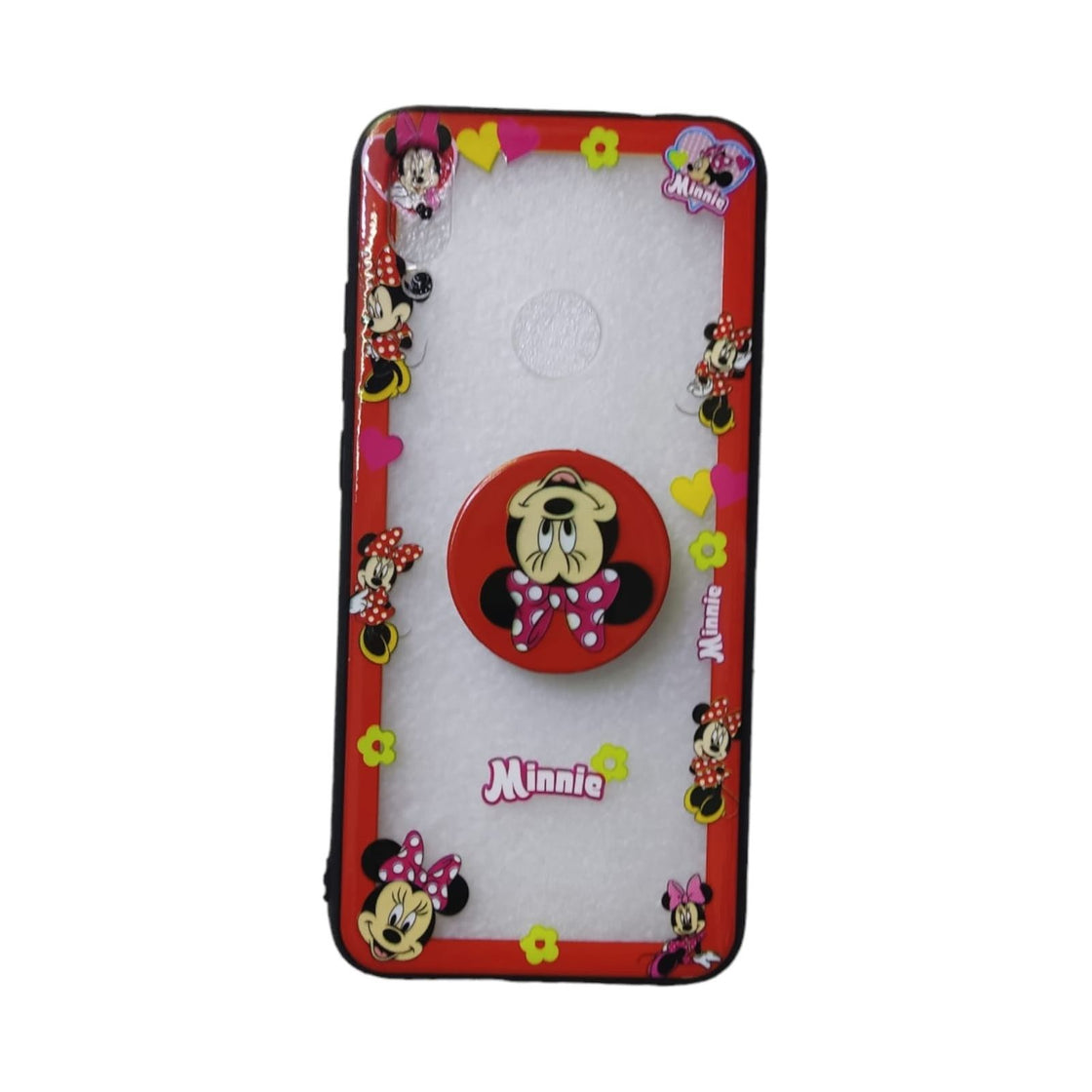 Style Silicone Cover with popSocket For Redmi Note 7/7 Pro