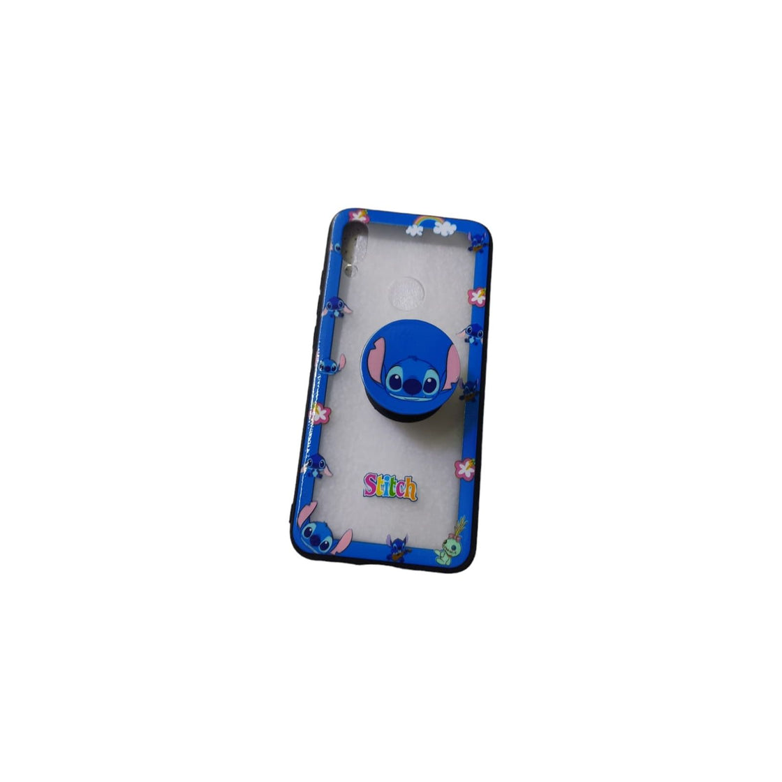 Style Silicone Cover with popSocket For Redmi Note 7/7 Pro