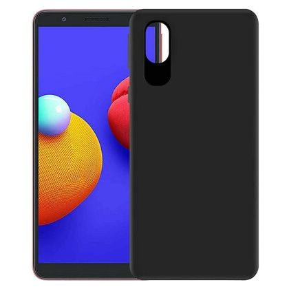 Silicone Cover For Samsung A01 Core Black