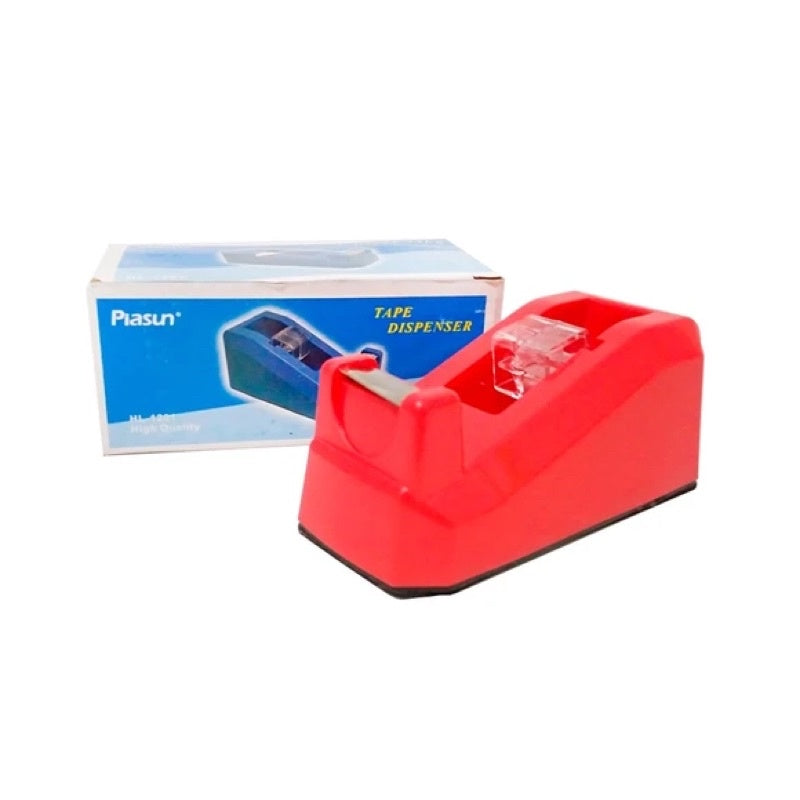 Mini Tape Dispenser Hl-1201 Plastic Hand Tear Tape Holder - Red