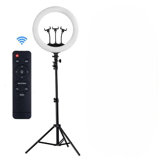 18" Led Soft Selfie Ring Light 18 Pulgadas Celulares 45cm Tripod 2.1m With Remote Control LJJ-45