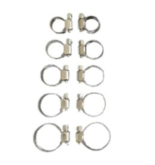 Chenyang 10 Pcs Hose Clamp Set