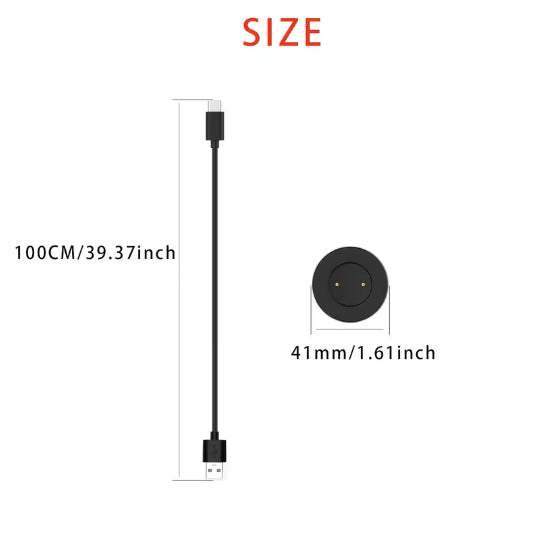 Charging Cable Charger Compatible for Huawei Watch GT/ GT2/GT 2e/ Honor Watch Magic, Magic 2/ Honor Watch Dream, Honor Watch GS Pro