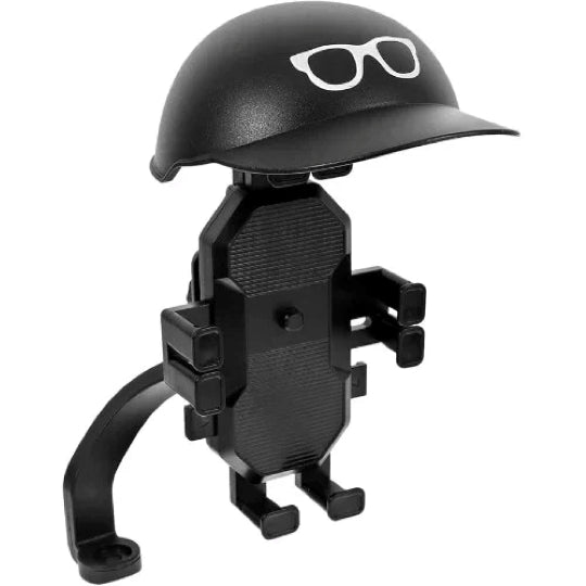 Shade from the Sun & Rain Small Helmet Mobile phone Holder for Motorcycle & Bicycle