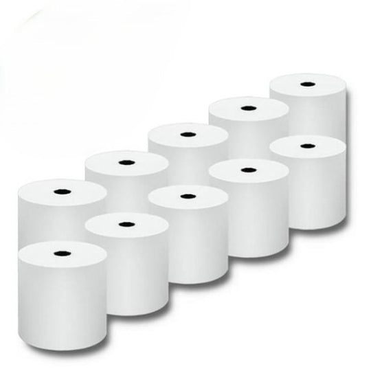 A&G Thermal Paper Roll & Thermal Receipt Paper Roll 57x50mm 25m 48gsm - 10pcs