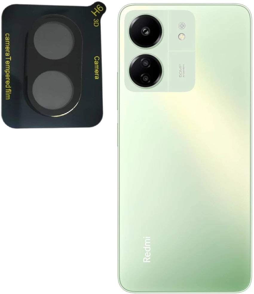 Camera Lens Protector For Redmi 13C/poco C65 Black