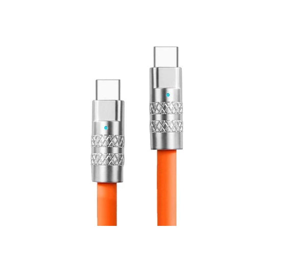 Cabel Treqa 100W 9.1A Usb-C To Usb-C Fast Charging Cabel 1M Orange (CA-8795)