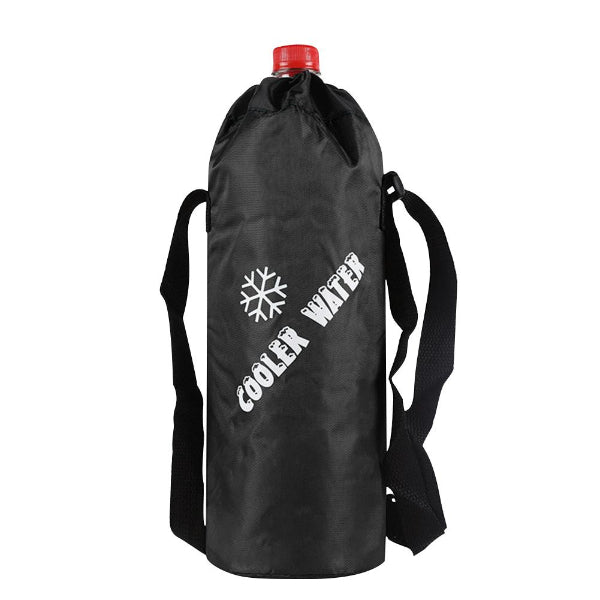 Portable Drawstring Water Bottle Pouch Insulated Cooler Bag Length and width 28.5x15cm