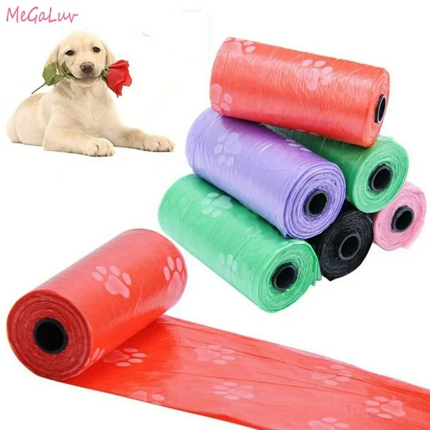 Pet Enjoy 2Rolls/30Pcs Dog Poop Bags,Extra Thick and Strong