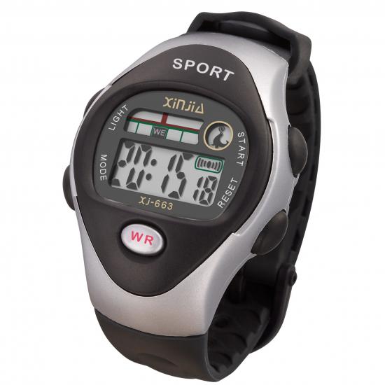 ΧΙΠΙΔ SW-02 Sport Watch Durable WR Children HandWatch - Black and Silver