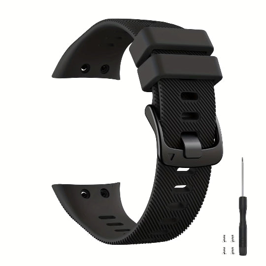 Replacement Watch Strap for Garmin Forerunner 45, for Garmin Forerunner 45S, Black