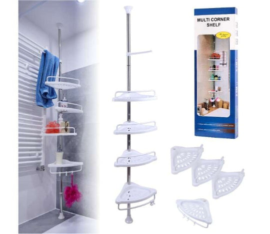 Multi Corner Shelf - 4Layers With Hanging Freely, 320CM