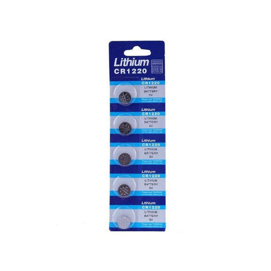 J-Pan CR1220 3V Lithium Battery Coin Cell Batteries 5pcs Pack