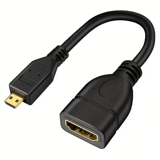 Micro HDTV to HDTV Female Extension Cable.