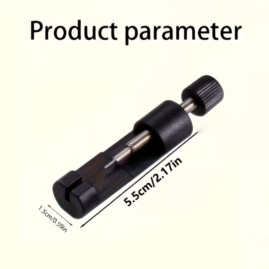 Watch Repair Tool, Adjustable Metal Watch Band Link - Repair Tool, Watch Additions, Black