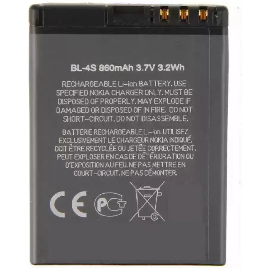 Replacement Forever Battery For Nokia BL-4s 3600S