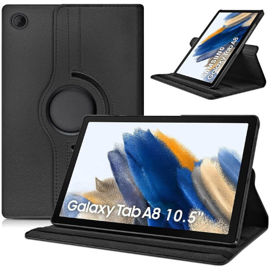 Cases Tablet Book Cover Case 360 Degree Rotating Stand Protective Cover For Samsung Galaxy Tab A8 10.5"/X200/X205/X207