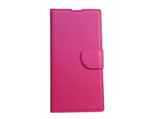 Book Cover For Samsung J6 / J6 2018 Dark Pink