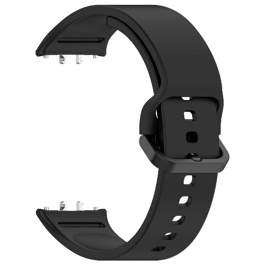 Strap suitable Silicone Watch Strap for Samsung Galaxy Fit 3 Black