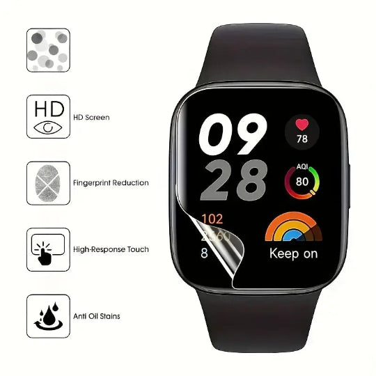 3D Curved Screen Protector For Redmi Watch 3 Active/Lite (Clear)