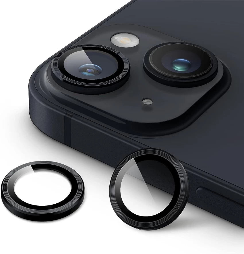 Seperate Camera Lens Protector for iPhone 15 / 15 Plus Black