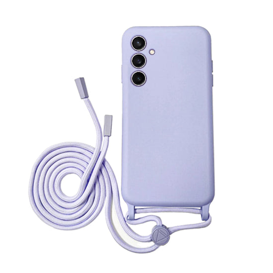 Cases TPU Hard Silicone Back Cover Mobile Phone Case Cord With Strap For Sam-Galaxy A16 4G/5G