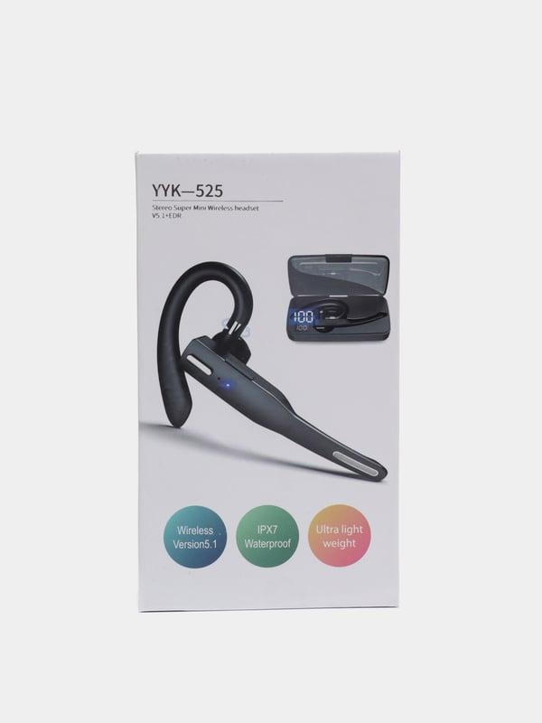 YYK525 Business Headset, Over Ear Earphones with Mic, Bluetooth v5.3 Over Ear Headset with Charging Case