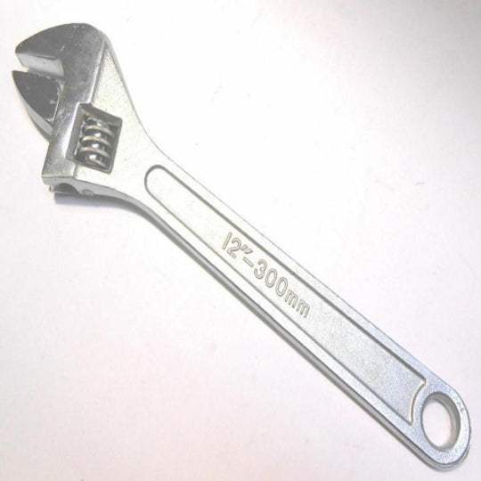 Adjustable Wrench Length 300mm 12" Steel Large Spanner